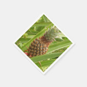 Serviette En Papier Ananas sauvage Fruit tropical dans la nature (Coin)