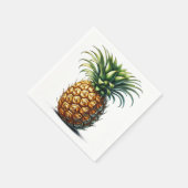Serviette En Papier Ananas tropical Botanique (Coin)