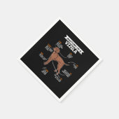 Serviette En Papier Anatomie D'Un Chien Vizsla (Coin)