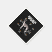 Serviette En Papier Anatomie D'Un Chien Whippet (Coin)
