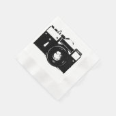 Serviette En Papier Ancien appareil photo reflex monochrome rétro (Coin)