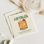 Serviette En Papier Ancien Cocktail Bachelor Week-end