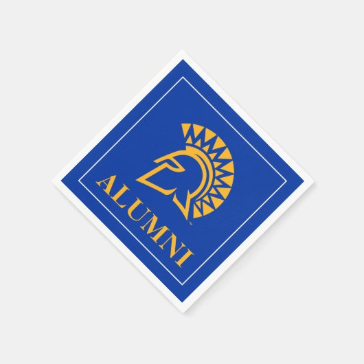 Serviette En Papier Ancien de Spartan de San Jose (Coin)