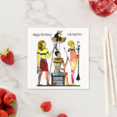 Serviette En Papier Ancien Égypte Pharaons Lavish Ormamentation (En situation)