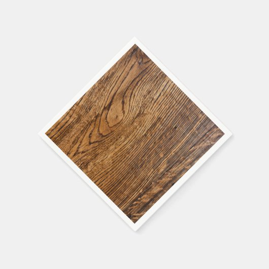 Serviette En Papier Ancien look de grain de bois (Coin)