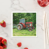 Serviette En Papier Ancien tracteur international (En situation)