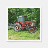 Serviette En Papier Ancien tracteur international (Devant)