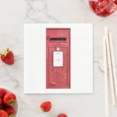 SERVIETTE EN PAPIER ANCIENNE ANGLETERRE (En situation)