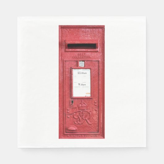 SERVIETTE EN PAPIER ANCIENNE ANGLETERRE (Devant)