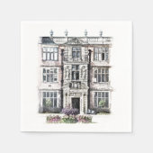 SERVIETTE EN PAPIER ANCIENNE ANGLETERRE (Devant)