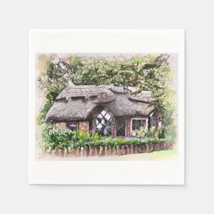 SERVIETTE EN PAPIER ANCIENNE ANGLETERRE