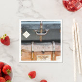 SERVIETTE EN PAPIER ANCIENNE ANGLETERRE (En situation)