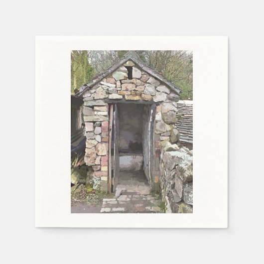 SERVIETTE EN PAPIER ANCIENNE ANGLETERRE (Devant)