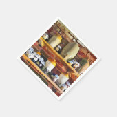 SERVIETTE EN PAPIER ANCIENNE ANGLETERRE (Coin)