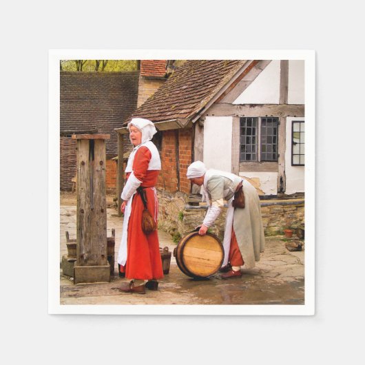 SERVIETTE EN PAPIER ANCIENNE ANGLETERRE (Devant)