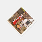 SERVIETTE EN PAPIER ANCIENNE ANGLETERRE (Coin)