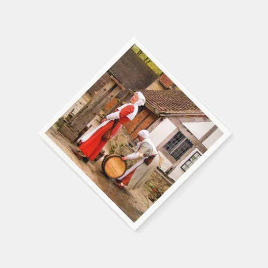 SERVIETTE EN PAPIER ANCIENNE ANGLETERRE (Coin)