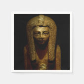 Serviette En Papier Ancienne Egyptienne Papier d'art féminin serviette (Devant)