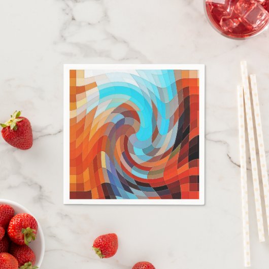 SERVIETTE EN PAPIER ANCIENNE GAILLE (En situation)