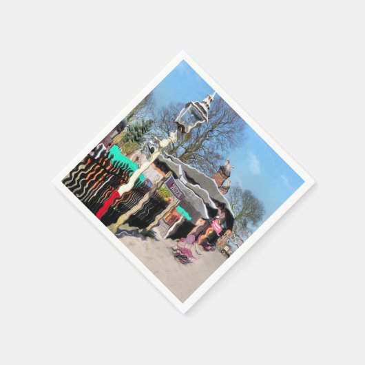 SERVIETTE EN PAPIER ANCIENNE GARE (Coin)