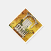 Serviette En Papier Ancienne Naples Carthagène Papier (Coin)