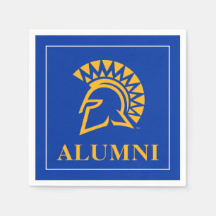 Serviette En Papier Anciennes élèves de Spartans d'état de San Jose