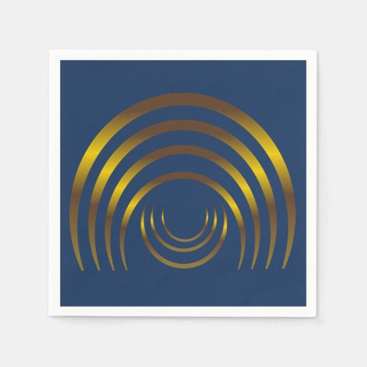 Serviette En Papier Anciens Aliens Crop Circle Gold (Devant)