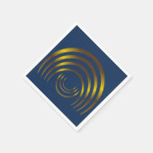 Serviette En Papier Anciens Aliens Crop Circle Gold (Coin)