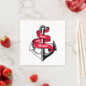 Serviette En Papier Ancre (En situation)