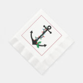 Serviette En Papier Ancre nautique Papier de Noël serviettes (Coin)