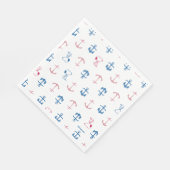 Serviette En Papier Ancre nautique Snoopy Motif (Coin)