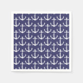 Serviette En Papier Ancres nautiques (Devant)