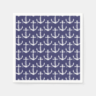 Serviette En Papier Ancres nautiques