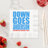 Serviette En Papier Anderson Tombe (En situation)