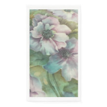 Anémone Florale à l'aquarelle  • Décoration de tab
