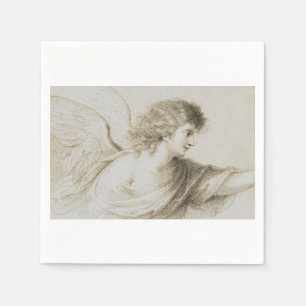 Serviette En Papier ange chrétien par Francesco Bartolozzi
