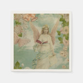 Serviette En Papier Ange Christmas Bells (Devant)