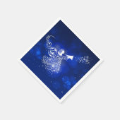 Serviette En Papier Ange de Noël (Coin)