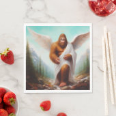 Serviette En Papier Angel de Bigfoot (En situation)