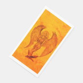Serviette En Papier Angel en style tatouage (Coin)
