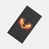 Serviette En Papier Angel Fire Heart with Wings (Coin)