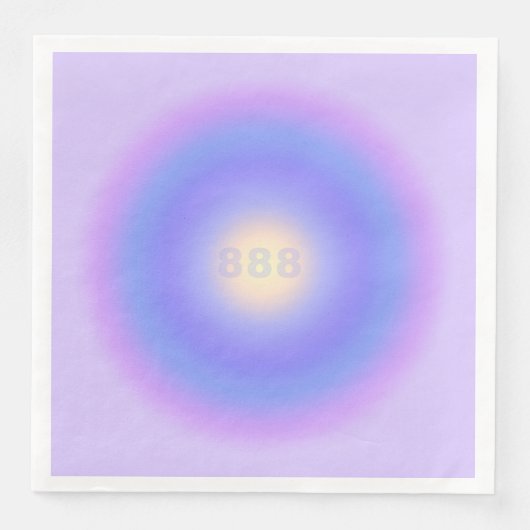 Serviette En Papier Angel Numéro 888 Solde - Angel Numéros Dégradé (Devant)