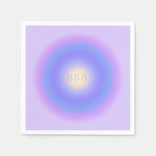 Serviette En Papier Angel Numéro 888 Solde - Angel Numéros Dégradé (Devant)