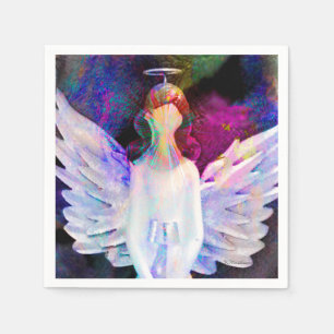 Serviette En Papier Angel of Tranquility Standard Cocktail Serviettes