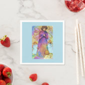 Serviette En Papier Angel Party (En situation)