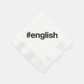 SERVIETTE EN PAPIER ANGLAIS (Coin)