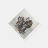 Serviette En Papier Anglais Setter, chasse à la bécasse (Coin)