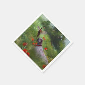 Serviette En Papier Anglais Setter, Chasse de faisan (Coin)