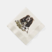 Serviette En Papier Anglais Springer Spaniel (Coin)