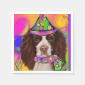 Serviette En Papier Anglais Springer Spaniel (Devant)